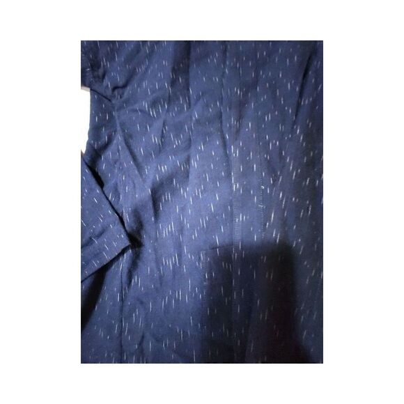 EILEEN FISHER BLUE ORGANIC COTTON SIZE MEDIUN CARDIGAN - Picture 5 of 7